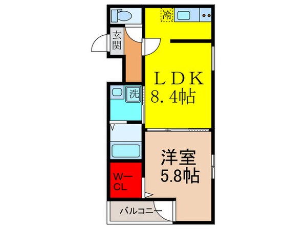 フジパレス吉田EASTの物件間取画像